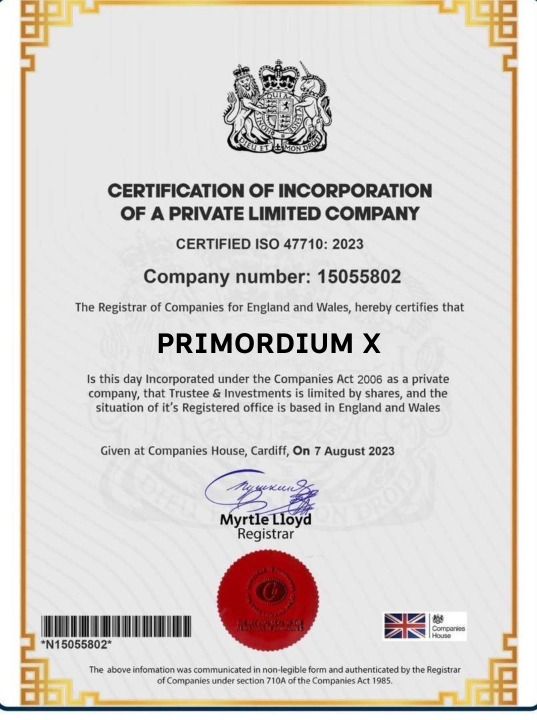 Company Certificate